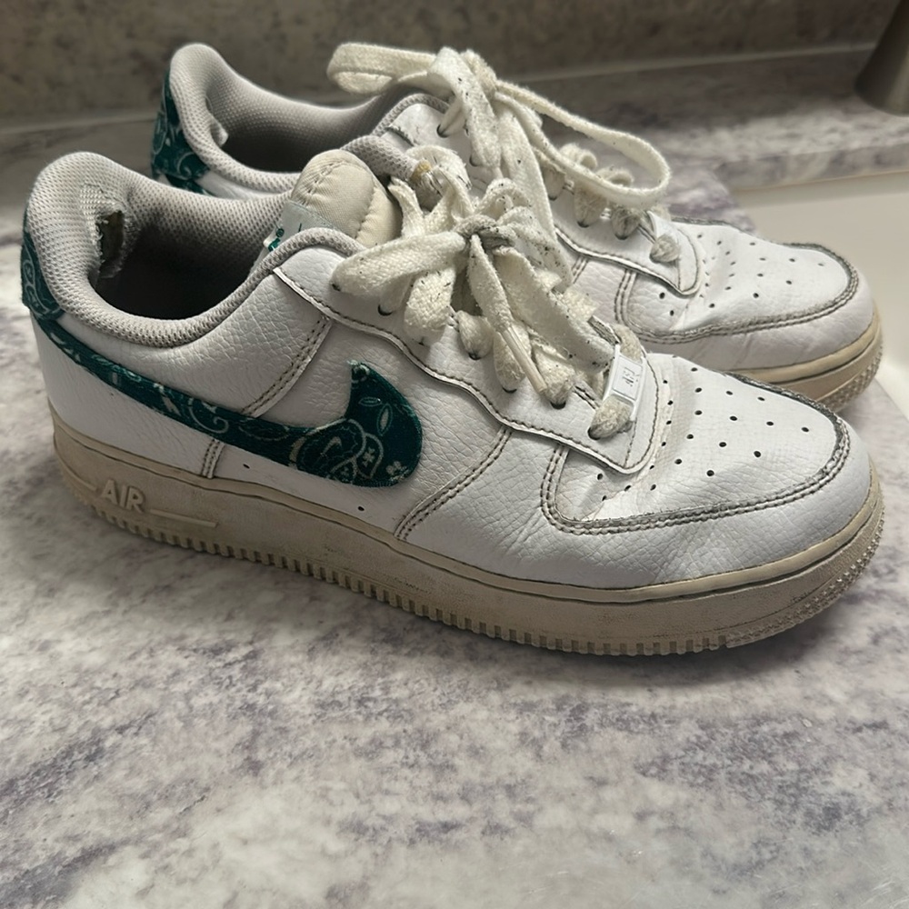 Nike Air Force 1 '07 Essentials 'Green Paisley' size US 8 DH4406-102
